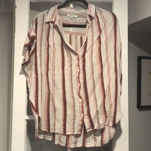 Madewell striped courier shirt